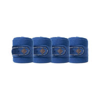 Produktbild von Kentucky Horsewear Gamaschen Polar Fleece Velvet Pearls Blau für Warmblut