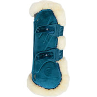 Produktbild von Kentucky Horsewear Gamaschen Vegan Sheepskin Tendon Boots mit Bambus und Elastic Velvet in Rot Größe M