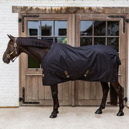 Kentucky Horsewear Ganzjahres-Pferdedecke Classic wasserdicht 150g Schwarz – Bild 1 von 2