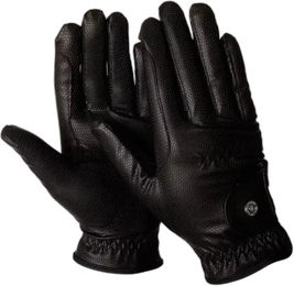 Kentucky Horsewear Grip Reithandschuhe Winter Unisex Schwarz Nylon wasserabweisend – Bild 1 von 2