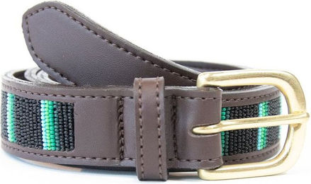 Kentucky Horsewear Gürtel Pearls aus Kunstleder in Schwarz oder Braun Größe XL – Bild 1 von 1
