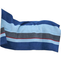 Produktbild von Kentucky Horsewear Heavy Fleece Abschwitzdecke Square Stripes in Navy/Grau