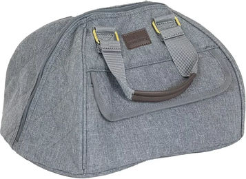 Kentucky Horsewear Helmtasche aus Kunstleder in Grau für Reiter – Bild 1 von 5