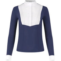 Produktbild von Kentucky Horsewear Heritage Reitshirt Damen Blau Größe 36