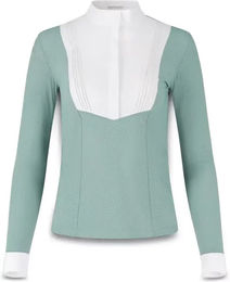 Kentucky Horsewear Heritage Reitshirt Damen Blau Weiß Größe 42 – Bild 1 von 4
