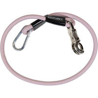 Produktbild von Kentucky Horsewear Horse Box Lead & Cross Anbindestrick aus Silikon in Rosa 90cm