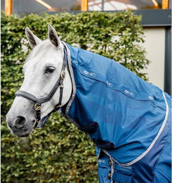 Kentucky Horsewear Keramik Decke für Pferde in Blau-Silber Größe M – Bild 1 von 2