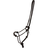 Produktbild von Kentucky Horsewear Knotenhalfter aus Seil Schwarz für Vollblut Pferde