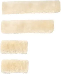 Kentucky Horsewear Lammfell Halfterset 4-teilig Natur Beige – Bild 1 von 12