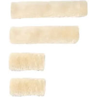 Produktbild von Kentucky Horsewear Lammfell Halfterset 4-teilig Natur Beige