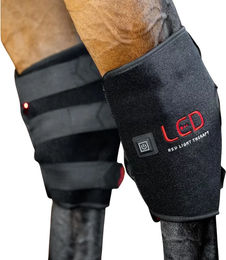 Kentucky Horsewear LED Red Light Therapy Isoliergamaschen für Pferde aus Neopren Schwarz – Bild 1 von 2
