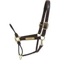 Produktbild von Kentucky Horsewear Lederhalfter Rope Braun für Pferde