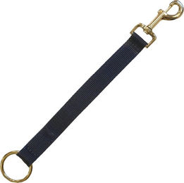 Kentucky Horsewear Nylon Halfter mit Haken und Ring in Blau – Bild 1 von 2