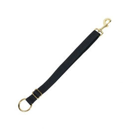 Kentucky Horsewear Nylon Pferdehalfter mit Haken und Ring in Schwarz Größe L – Bild 1 von 4