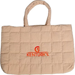 Kentucky Horsewear Padded Bag Steppentasche mit Logo in Beige – Bild 1 von 3