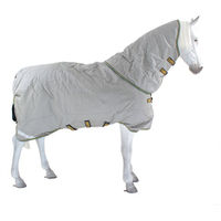 Produktbild von Kentucky Horsewear Pferdedecke Rambo Duo Bundle Grau Türkis 165 cm