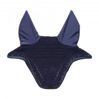 Produktbild von Kentucky Horsewear Pony Fliegenmütze Wellington Glitter Band Navy Blau