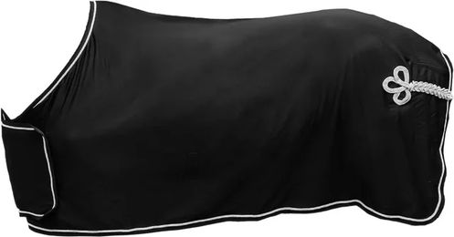 Kentucky Horsewear Prize Giving Fleece-Abschwitzdecke für Pferde Schwarz 130 cm – Bild 1 von 3