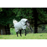 Produktbild von Kentucky Horsewear Rambo Duo Bundle Outdoor-Pferdedecke aus Nylon in Grau/Teal