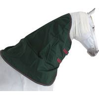 Produktbild von Kentucky Horsewear Rambo Original Hood Lite Pferdedecke Grün/Rot Größe S
