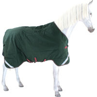 Produktbild von Kentucky Horsewear Rambo Original Turnout Lite Pferdedecke aus Nylon in Grün/Rot