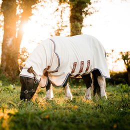 Produktbild von Kentucky Horsewear Rambo Petite Hoody Ponydecke für Shettys aus Polyester in Beige und Weiß
