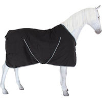 Produktbild von Kentucky Horsewear Rambo Stalldecke aus Polyester in Schwarz Grau Silber - 100 g