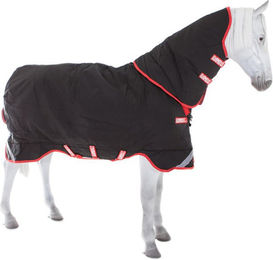 Produktbild von Kentucky Horsewear Rambo Supreme Turnout Heavy Vari Layer Pferdedecke Schwarz/Rot
