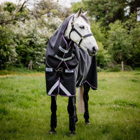 Produktbild von Kentucky Horsewear Rambo Supreme Turnout Vari Layer Pferdedecke Größe M Navy Burgundy