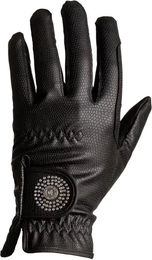 Produktbild von Kentucky Horsewear Reit-Handschuhe mit Grip und Glitzer in Schwarz aus Nylon für Damen und Herren