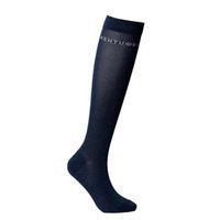 Produktbild von Kentucky Horsewear Reitsocken für Damen mit Glitzer Effekt Navy 3er Pack Größe 35-40