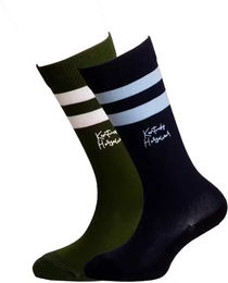 Produktbild von Kentucky Horsewear Reitsocken für Kinder in Bunt Blau Grün Größe 31/34