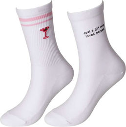 Kentucky Horsewear Reitsportsocken Loves Horses aus Baumwolle Weiß Größe 41/46 – Bild 1 von 1