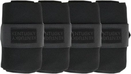 Kentucky Horsewear Repellent Stallbandagen Gamaschen 4er-Set Schwarz aus Polyester – Bild 1 von 8
