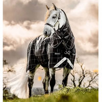 Produktbild von Kentucky Horsewear Rhino Plus Pony Outdoor-Decke aus Polyester Schwarz Weiß