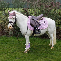Produktbild von Kentucky Horsewear Sammy Collection Satteldecke für Ponys aus Baumwolle in Rosa