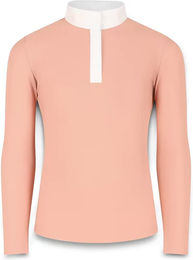 Produktbild von Kentucky Horsewear Sammy Turniershirt Reitshirt für Mädchen aus Nylon in Weiß oder Rosa 160 cm