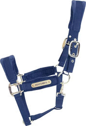 Kentucky Horsewear Samthalfter für Pferde in Marine Blau – Bild 1 von 4
