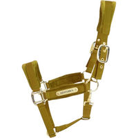 Produktbild von Kentucky Horsewear Samthalfter Velvet in Senfgelb Größe Cob