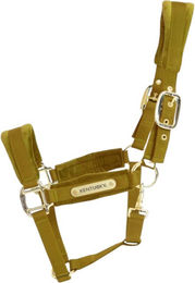 Kentucky Horsewear Samthalfter Velvet Stallhalfter Senfgelb Full – Bild 1 von 1