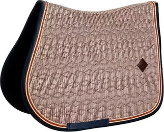 Produktbild von Kentucky Horsewear Satteldecke für Pferde Pied de Poule in Blau Bunt