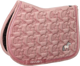 Kentucky Horsewear Satteldecke Unicorn Head Glitter Rosa für Ponys aus Baumwolle – Bild 1 von 2