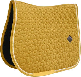 Produktbild von Kentucky Horsewear Satteldecke Velvet Jumping Cob für Pferde in Gelb