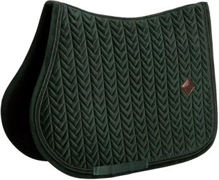 Kentucky Horsewear Satteldecke Velvet Mini Pearls für Pferde in Grün Größe Full – Bild 1 von 7