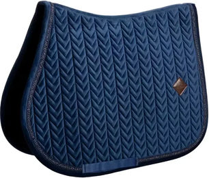 Produktbild von Kentucky Horsewear Satteldecke Velvet Mini Pearls Show für Pferde in Blau