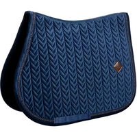 Produktbild von Kentucky Horsewear Satteldecke Velvet Mini Pearls Show für Pferde in Blau