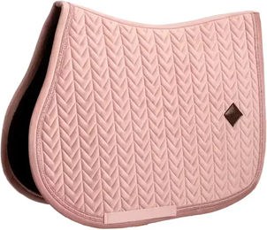 Produktbild von Kentucky Horsewear Satteldecke Velvet Mini Pearls Show für Pferde in Rosa