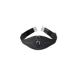 Kentucky Horsewear Sattelgurt aus Kunstleder Schwarz 130 cm – Bild 1 von 5