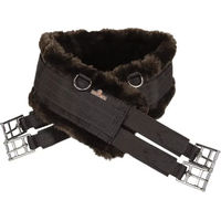 Produktbild von Kentucky Horsewear Sattelgurt aus Lammfell Braun 125 cm - 125 cm