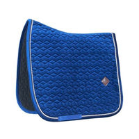 Produktbild von Kentucky Horsewear Schabracke Basic Velvet Dressur Blau Vollblut